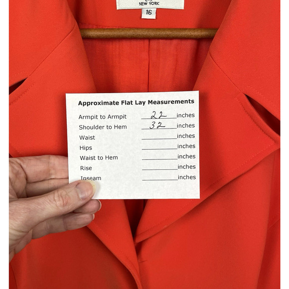 VTG Sam Roberts New York Womens Jacket Sz 16 Bold Sophisticated Made in USA 90s - Picture 8 of 8